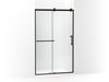 KOHLER Rely 77" H sliding shower door with 3/8"-thick glass