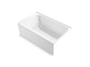 KOHLER K-25832-RA Avec 60" x 36" alcove bath, right drain