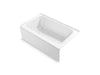 KOHLER K-25832-LA Avec 60" x 36" alcove bath, left drain