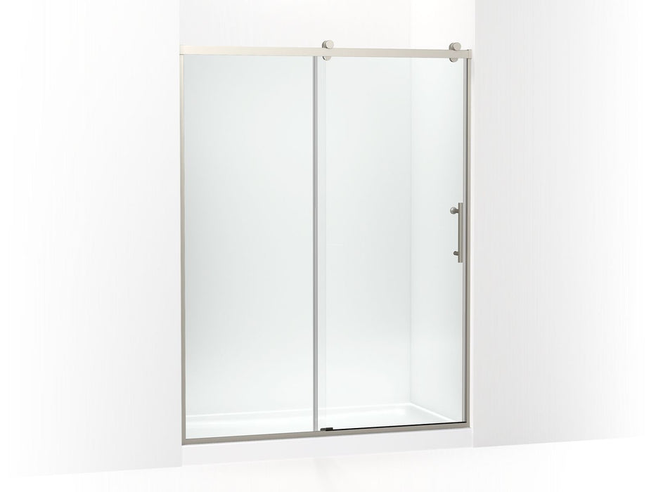 KOHLER Rely 77" H sliding shower door with 3/8"-thick glass
