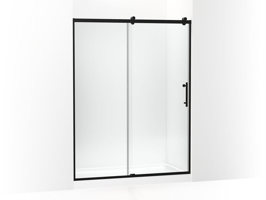 KOHLER Rely 77" H sliding shower door with 3/8"-thick glass