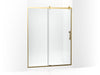 KOHLER Rely 77" H sliding shower door with 3/8"-thick glass