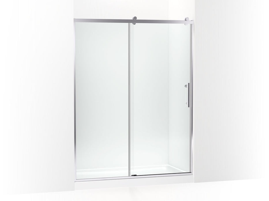 KOHLER Rely 77" H sliding shower door with 3/8"-thick glass