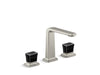 Kallista P29383-CB Per Se Sink Faucet, Tall, Black Cr Knob