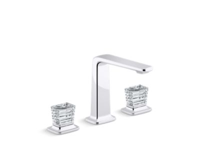 Kallista P29383-CC Per Se Sink Faucet, Tall, Crystal Knob