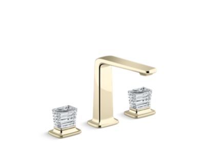 Kallista P29383-CC Per Se Sink Faucet, Tall, Crystal Knob