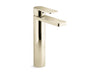 KOHLER K-23475-4N Parallel Tall single-handle bathroom sink faucet, 0.5 gpm