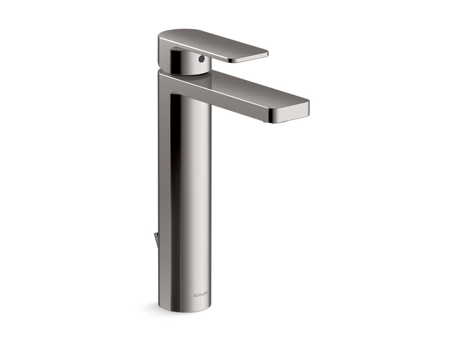 KOHLER K-23475-4 Parallel Tall single-handle bathroom sink faucet, 1.2 gpm