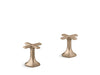 KOHLER K-27018-3 Occasion Deck-mount bath faucet handles with Cross design