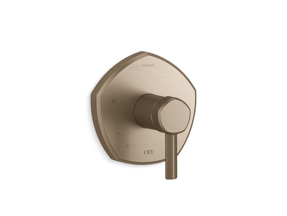KOHLER K-TS27043-4 Occasion Rite-Temp valve trim with lever handle