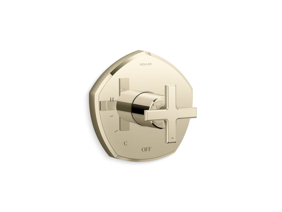 KOHLER K-TS27043-3 Occasion Rite-Temp valve trim with cross handle