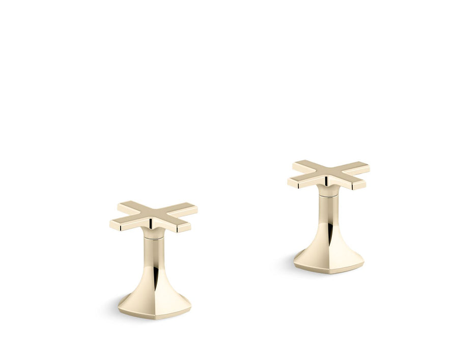 KOHLER K-27018-3 Occasion Deck-mount bath faucet handles with Cross design