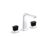 Kallista P29383-CB Per Se Sink Faucet, Tall, Black Cr Knob