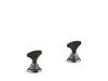 KOHLER Artifacts Nero Marquina T-handle bathroom sink faucet handles