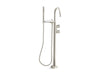 KOHLER K-T77984-4 Components Floor-mount bath filler trim with lever handles and handshower