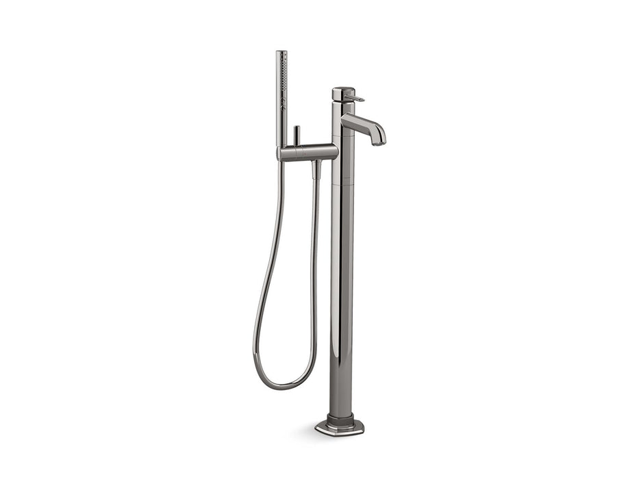 KOHLER K-T27025-4 Occasion Floor-mount bath filler trim with handshower