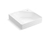 KOHLER Spacity 18" vitreous china vanity top with integrated rectangular sink