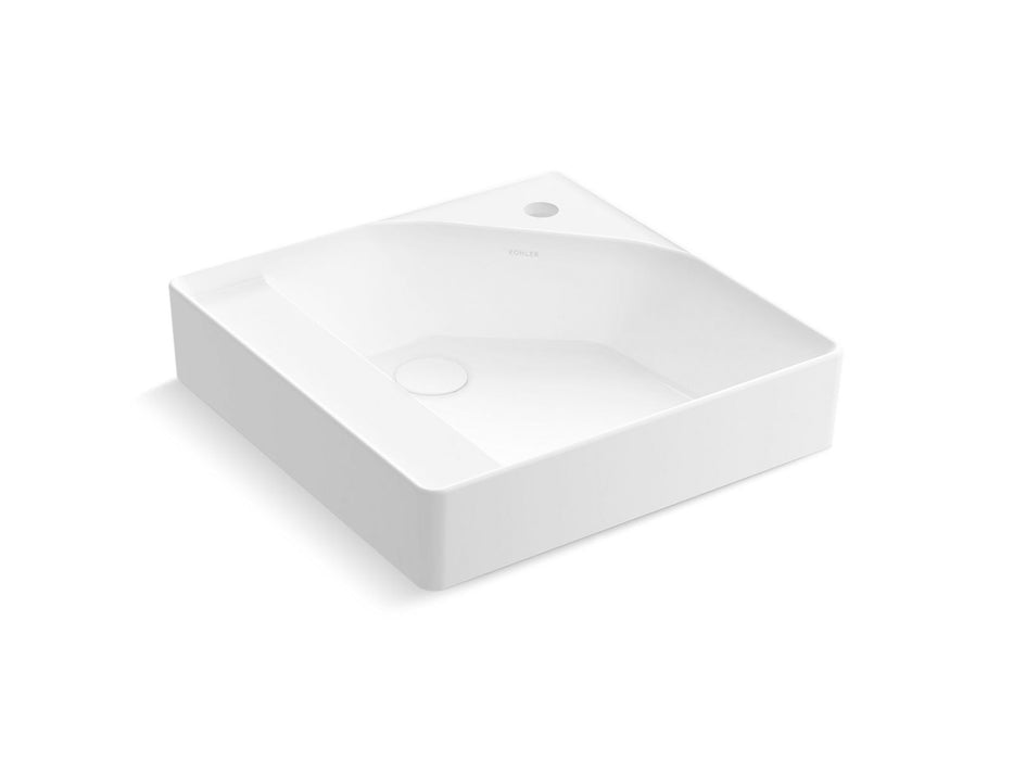 KOHLER Spacity 18" vitreous china vanity top with integrated rectangular sink