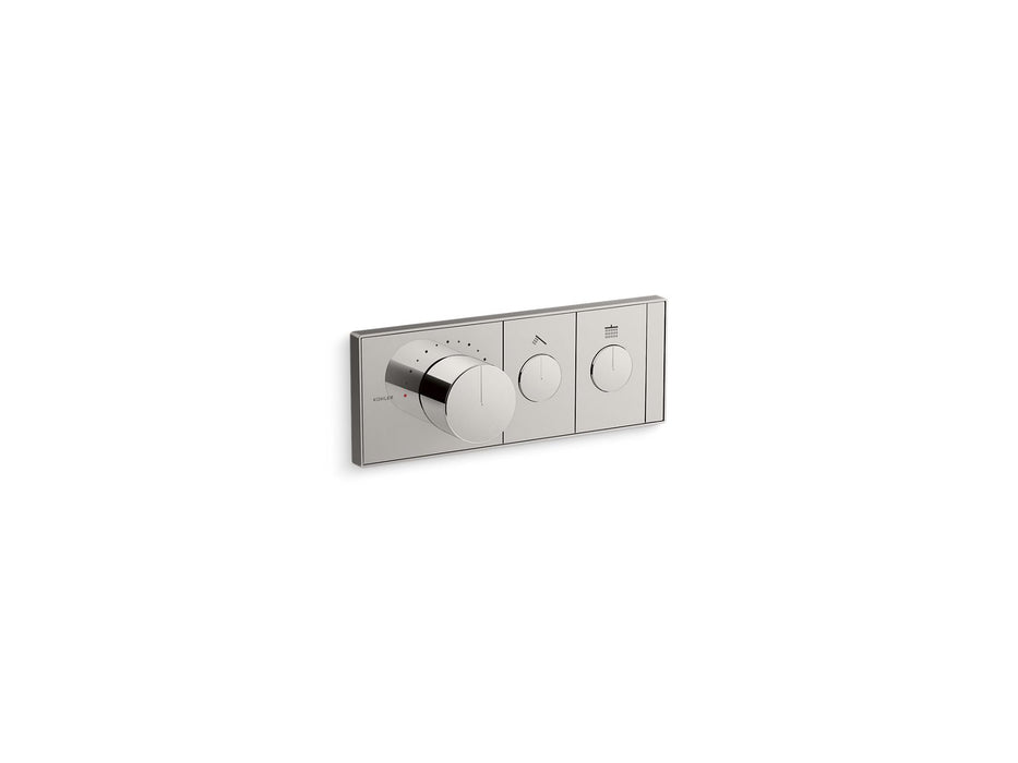 KOHLER Anthem Two-outlet recessed mechanical thermostatic valve control
