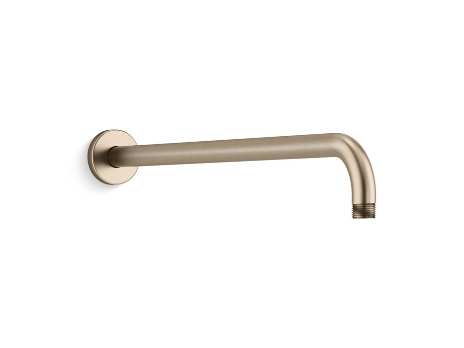 KOHLER K-26307 Statement 19" wall-mount single-function rainhead arm and flange
