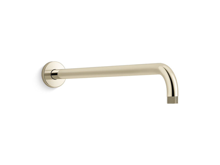 KOHLER K-26307 Statement 19" wall-mount single-function rainhead arm and flange