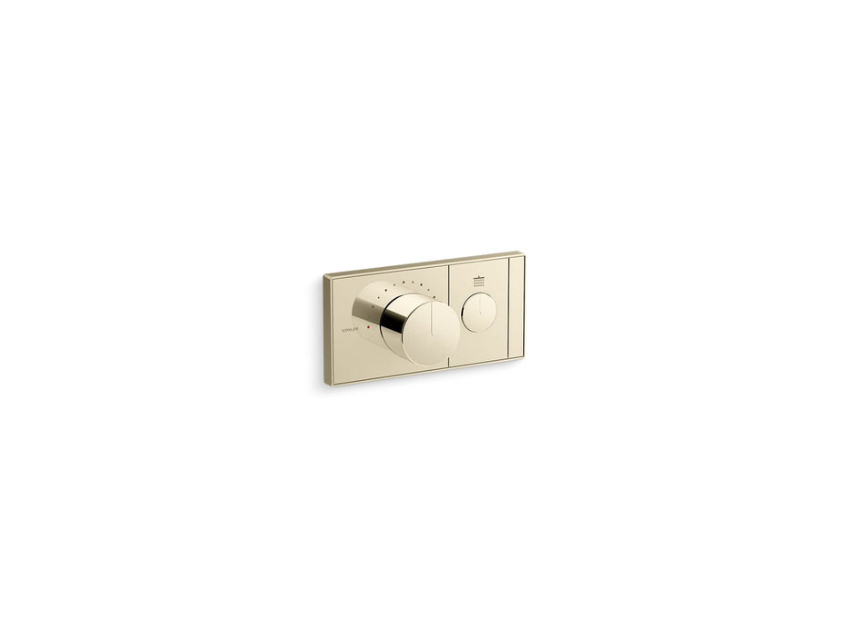 KOHLER Anthem One-outlet recessed mechanical thermostatic valve control