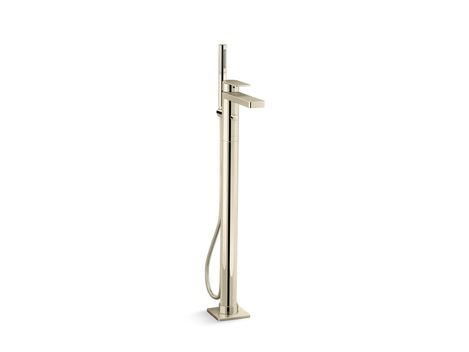 KOHLER K-T23492-4 Parallel Floor-mount bath filler trim with handshower