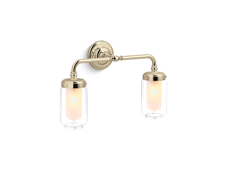 KOHLER K-72582 Artifacts Two-light sconce