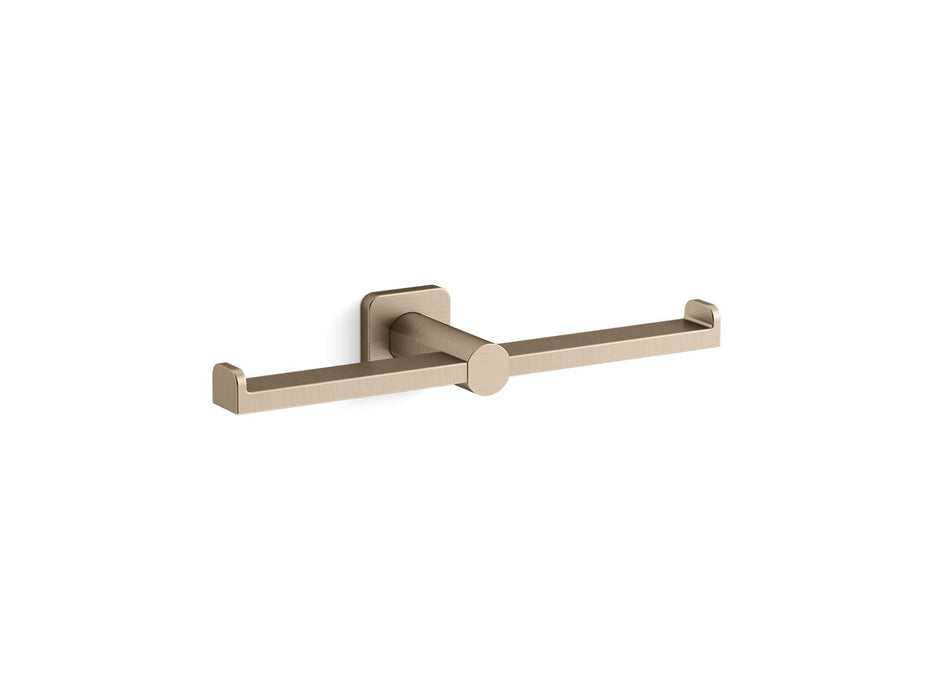 KOHLER K-21897 Parallel Double toilet paper holder