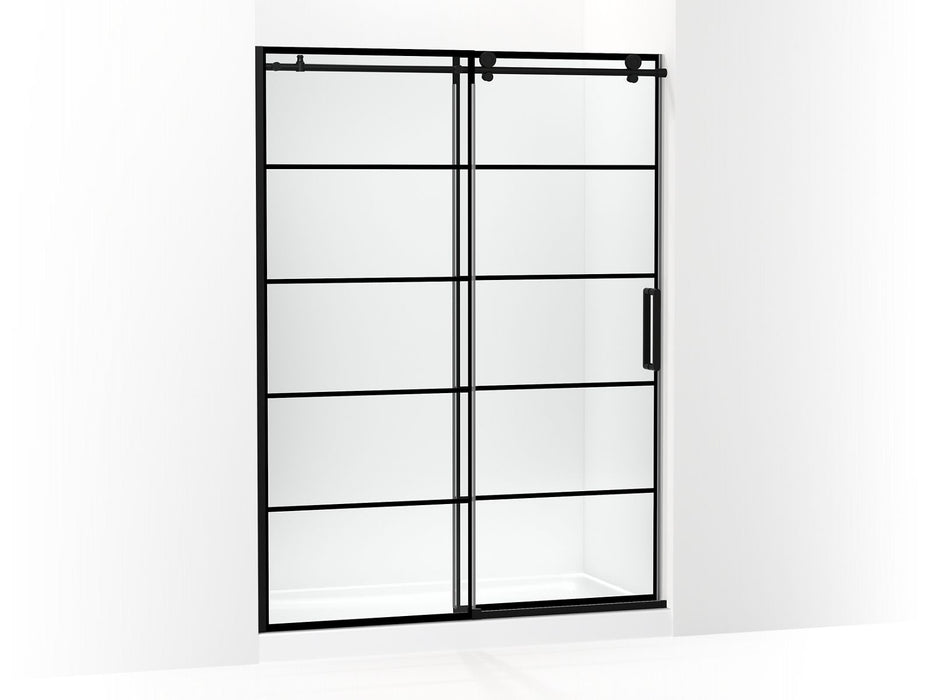 KOHLER Composed 78" H sliding shower door with 3/8"-thick glass