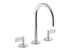 Kallista P24490-WC One Basin Set, Gooseneck, Lv, Wc Stone