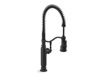 Load image into Gallery viewer, KOHLER K-77515 Tournant Semi-professional kitchen sink faucet with three-function sprayhead
