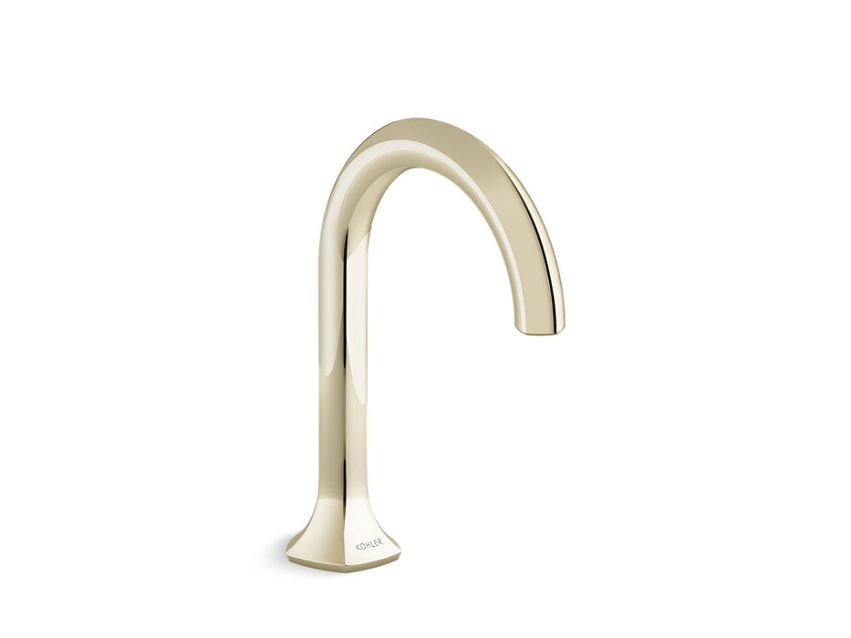 KOHLER K-27008-K Occasion Bathroom sink faucet spout with Cane design, 1.0 gpm