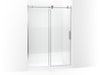 KOHLER Composed 78" sliding shower door with 3/8"-thick glass