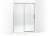 KOHLER Composed 78" sliding shower door with 3/8"-thick glass