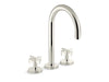 Kallista P25520-CR One Gooseneck, D/M Bath Set, Cross