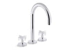 Kallista P25520-CR One Gooseneck, D/M Bath Set, Cross