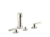 KOHLER Composed Widespread bidet faucet with lever handles