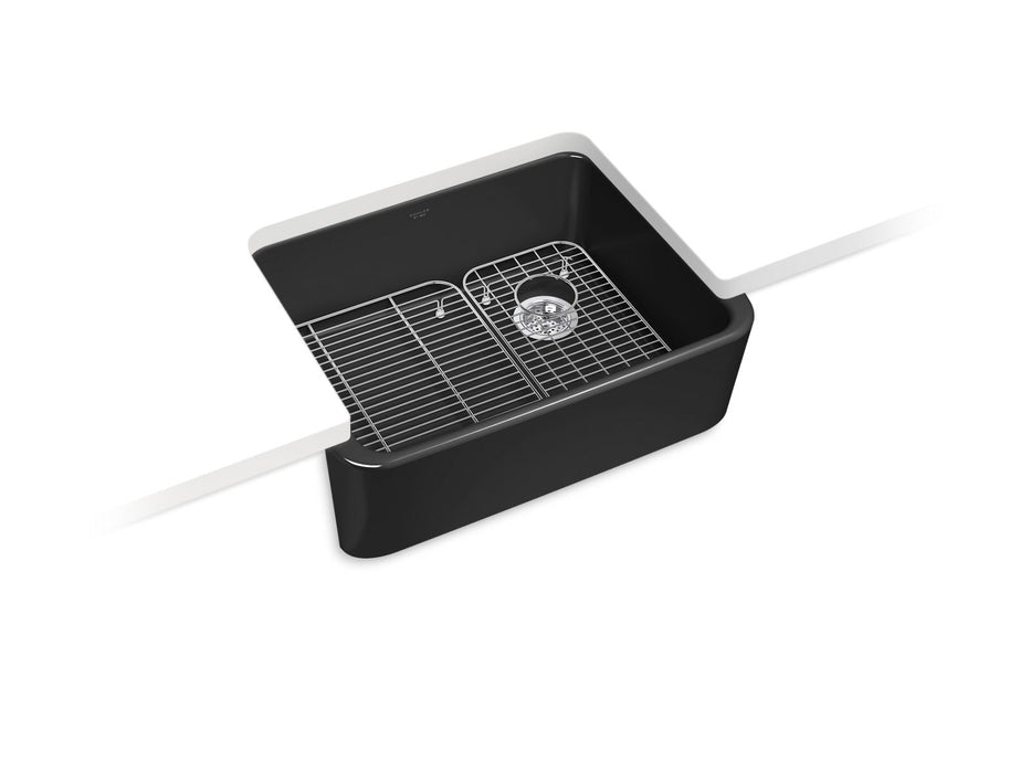 KOHLER Ironridge 28" undermount single-bowl farmhouse kitchen sink