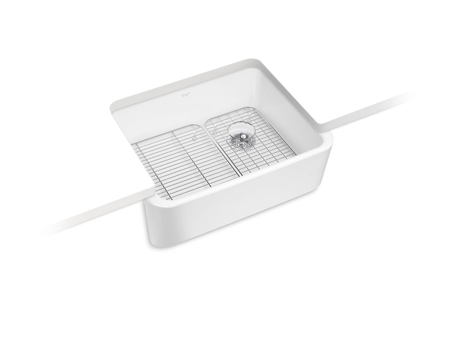 KOHLER Ironridge 28" undermount single-bowl farmhouse kitchen sink