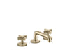 Kallista P24491-CR One Basin Set, Low Spout, Cross Handle