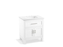 Load image into Gallery viewer, KOHLER K-28380-ASB Quo 30&amp;quot; bathroom vanity cabinet with sink and quartz top
