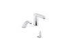 KOHLER K-181029-BK1 Kumin Curve Touchless lavatory faucet and soap dispenser with Kinesis sensor technology, AC-powered, 0.5 gpm