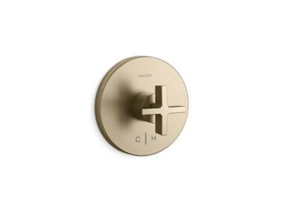 Kallista One Thermo Trim, H&C, Cross Handle