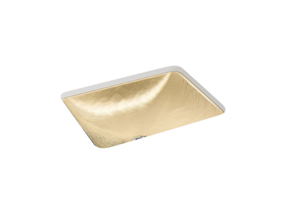 KOHLER K-28823 Yepsen 20" rectangular undermount bathroom sink, no overflow