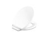 KOHLER K-26802 Impro ReadyLatch Quiet-Close round-front toilet seat