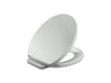 KOHLER K-26802 Impro ReadyLatch Quiet-Close round-front toilet seat