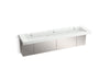 KOHLER Constellation 90" wall-mount trough lavatory system