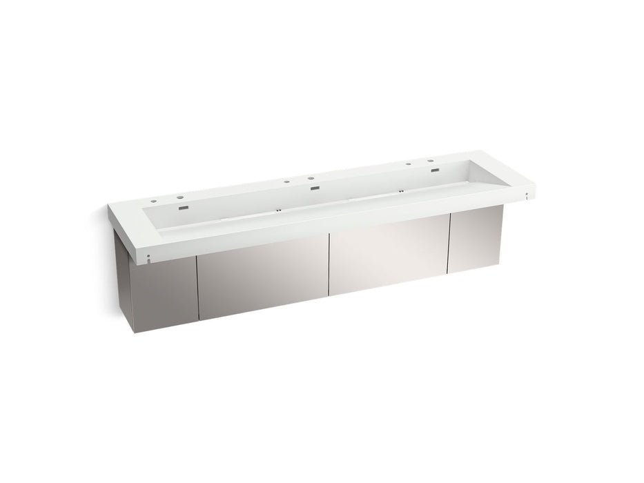 KOHLER Constellation 90" wall-mount trough lavatory system