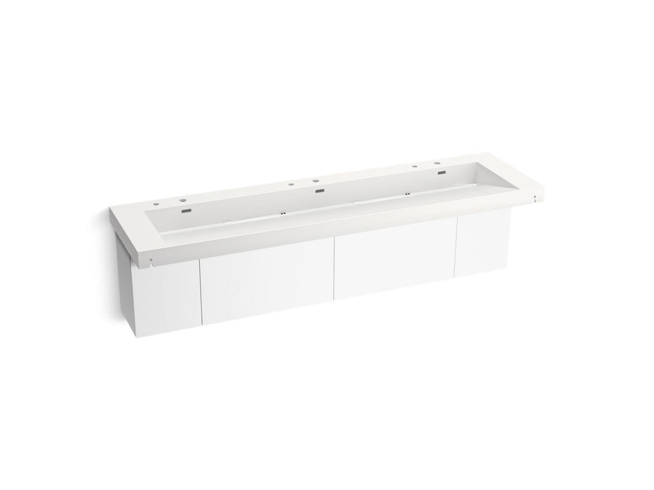 KOHLER Constellation 90" wall-mount trough lavatory system